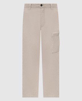 C.P. Company Gray cargo with linen MPA253A110658G
