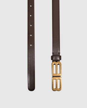 Balenciaga Brown leather belt 8687612ACKI