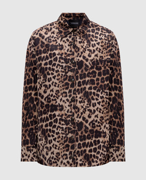 Simonetta Ravizza Lobster shirt in animal print S06SH76T92