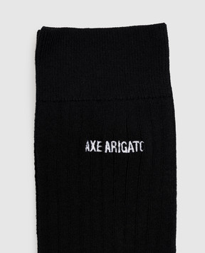 Axel Arigato Black socks with logo embroidery X4253001