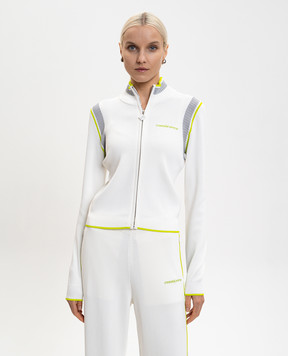Casablanca White sports jacket with logo WSP26KW124401