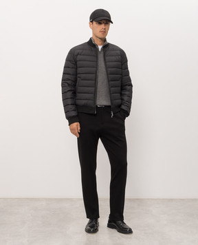 Peserico Gray cashmere jumper with zipper R59535F12E9010