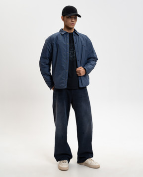 Balenciaga Blue checked jacket 850854TTOA3