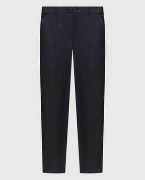 Canali Blue wool pants AA02524U91675
