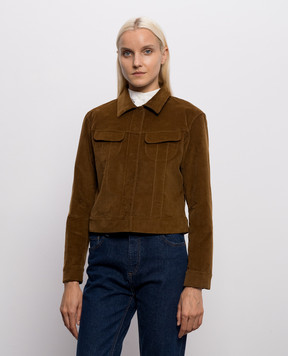 Tom Ford Brown velvet jacket GID089DEX248