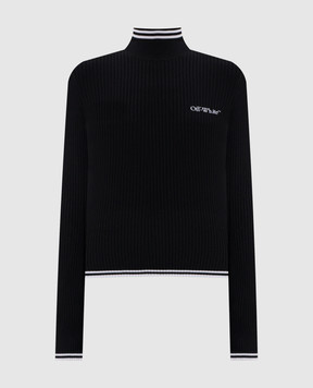 Off-White Black golf with logo embroidery 2FB00120T