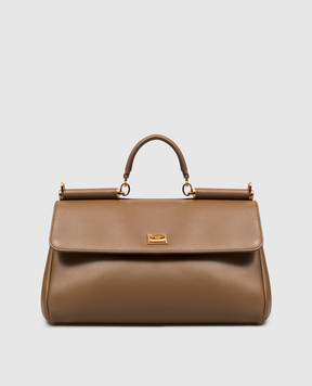 Dolce&Gabbana Brown leather bag My Sicily BB7782B7321