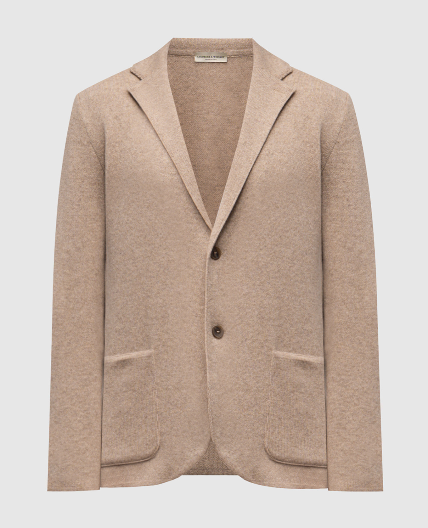 Beige cashmere cardigan