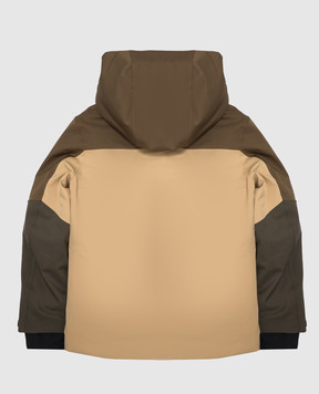 Moncler Grenoble ENFANT Children's ski down jacket Montmiral khaki L29571A00010597S5