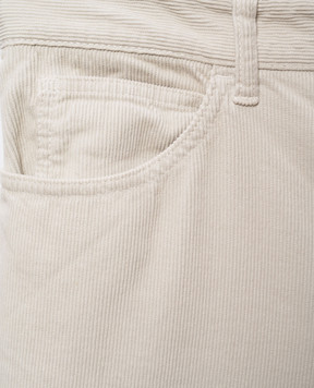 The Row Carlyl gray corduroy pants 6636W3724