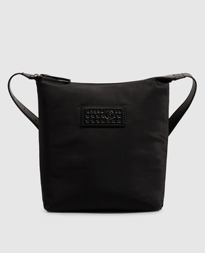 Maison Margiela MM6 Black bag with logo patch SB6WG0026P9062