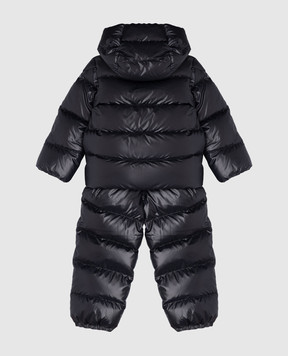Moncler ENFANT Deidre baby blue down set with jumpsuit and down jacket L29511F00001597YX