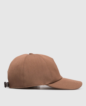 Brunello Cucinelli Brown cap with wool MCAP90230P