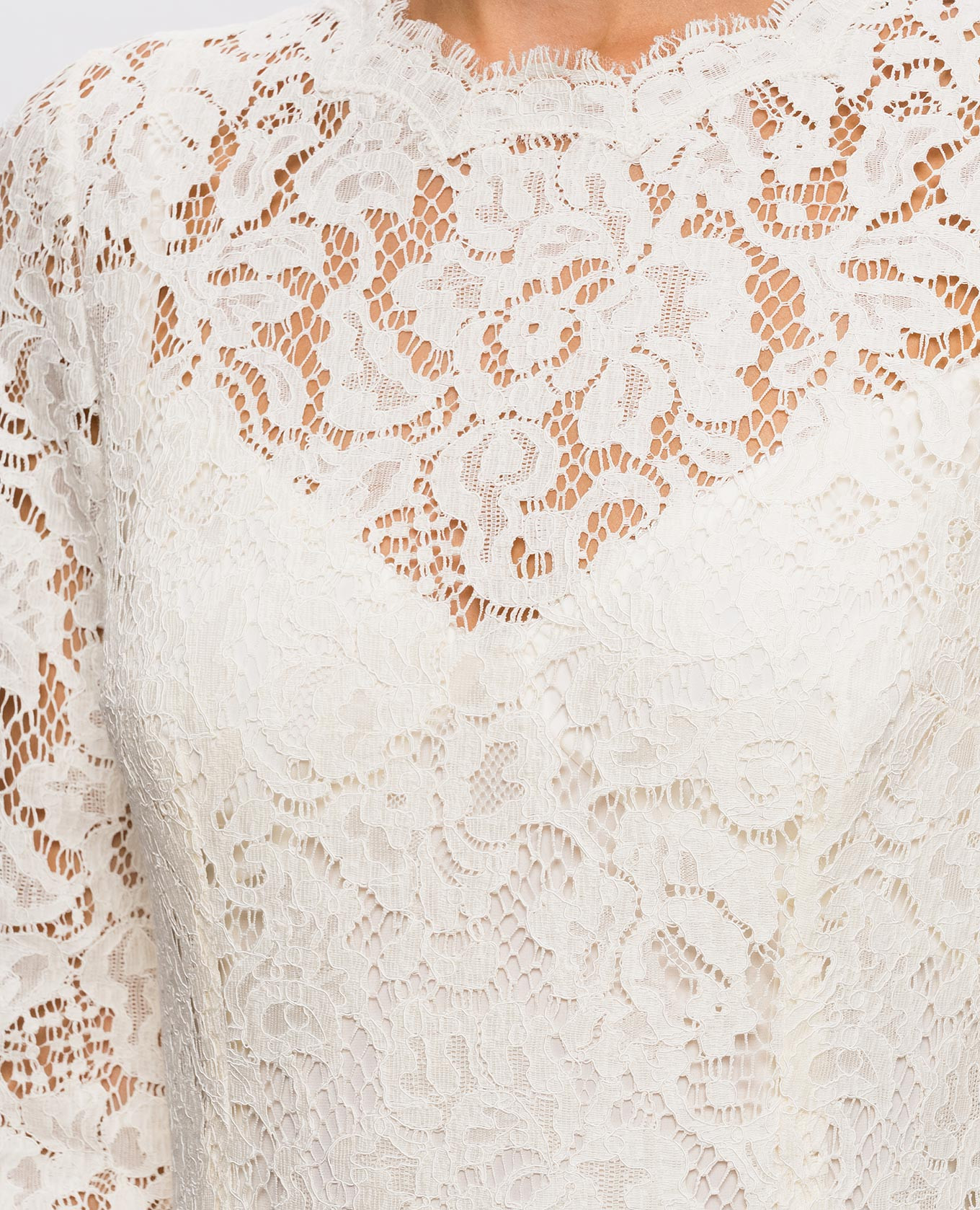 Ivory lace sheath dress Dolce&Gabbana 5