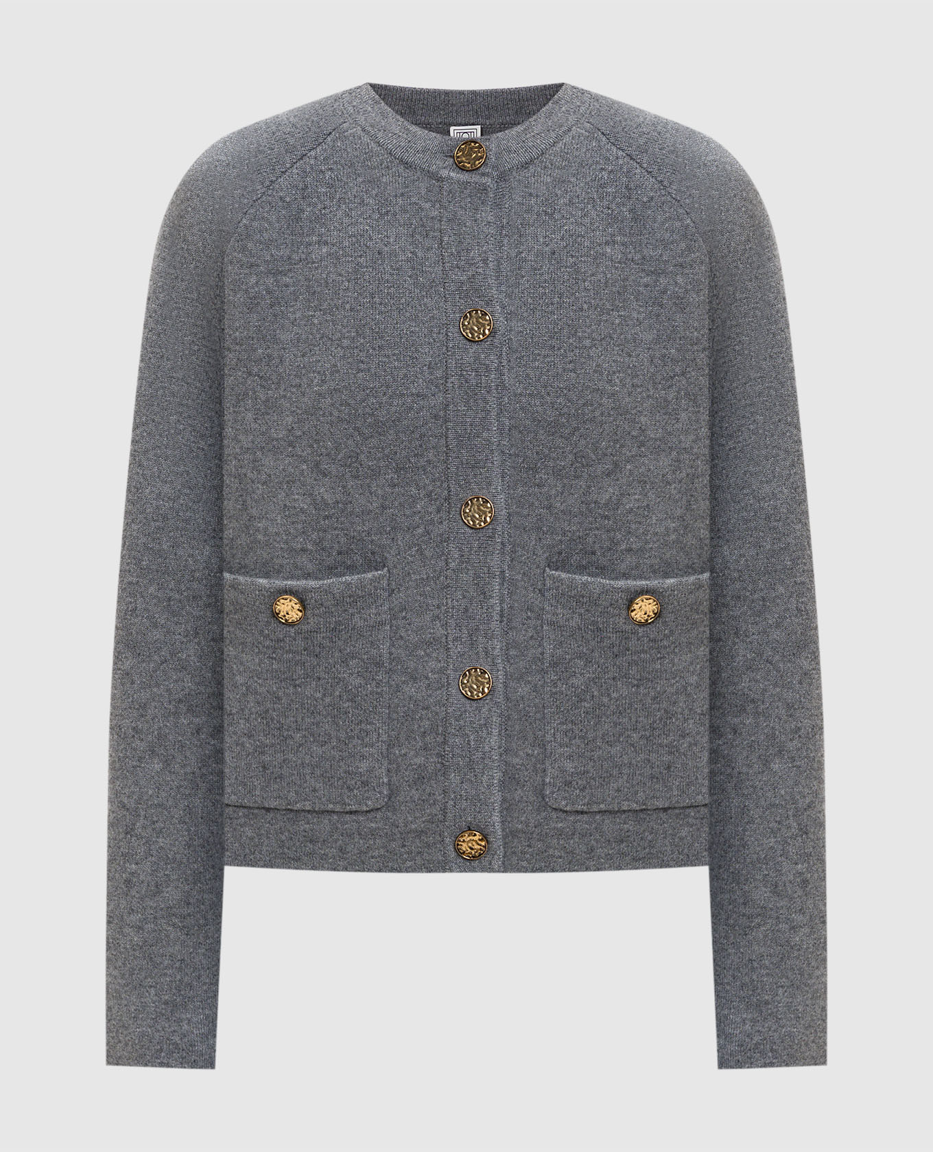 

Gray wool and cashmere cardigan Toteme, Grey