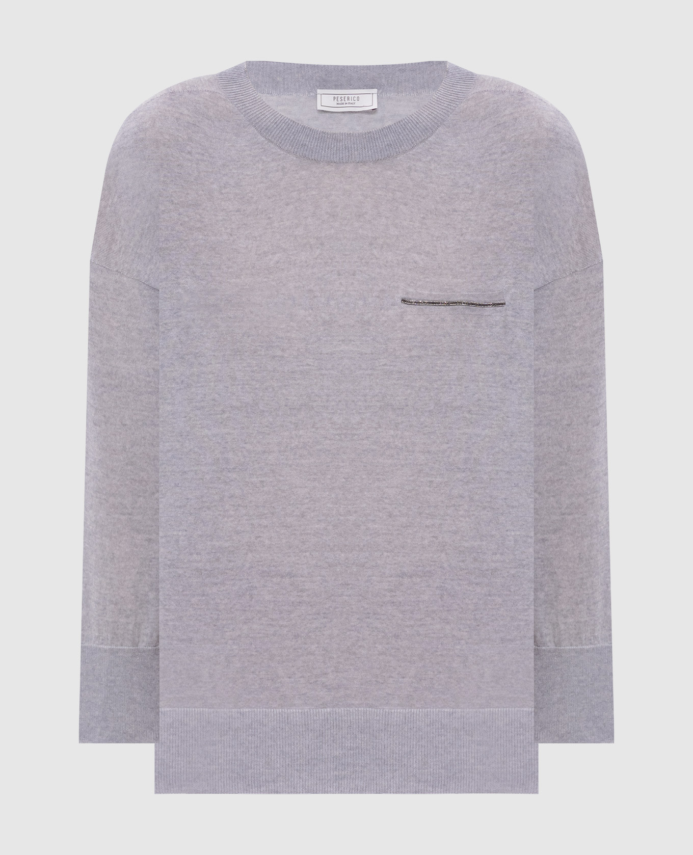 Gray wool jumper