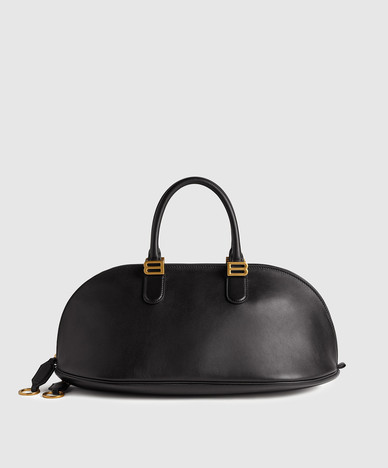 Black leather Bolero tote bag