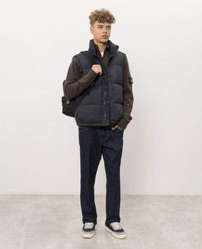 Stone Island Brown wool cardigan L2S155100023S00B4