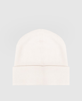 Brunello Cucinelli Ivory cashmere hat M12163199