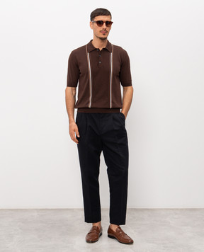 Cashmere&Whiskey Brown polo M54268158