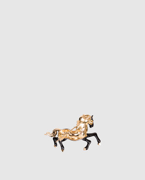 Reco Black brooch in the shape of a horse SP100S
