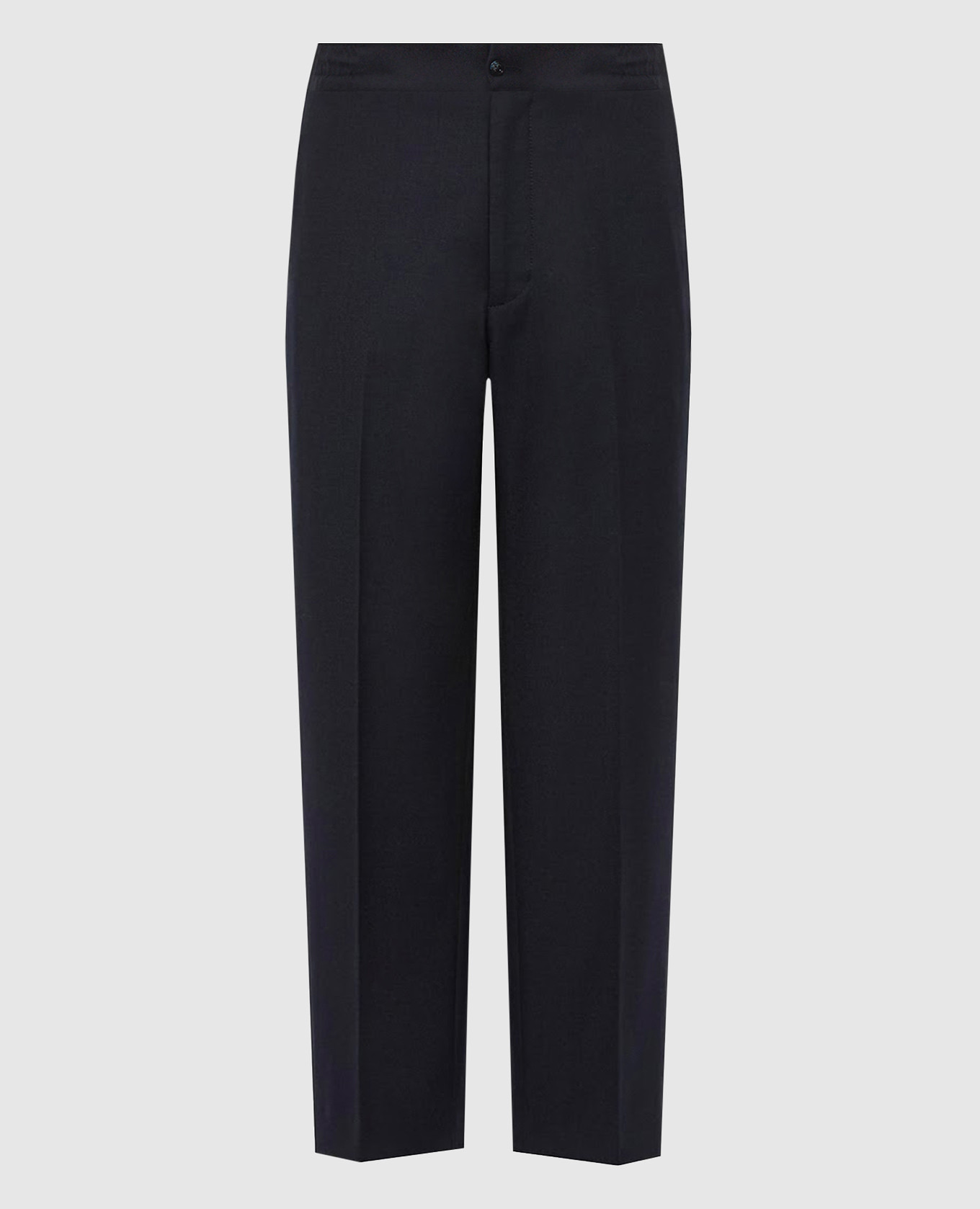 Blue wool pants