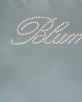 Blumarine Home Blue decorative pillow with crystals 60x60 H0000210017