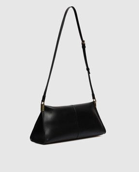 Balmain Black leather trapeze bag 64-83 HN0BL096LMRK