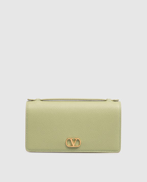Valentino Green leather clutch 9W2P0AU1SNP