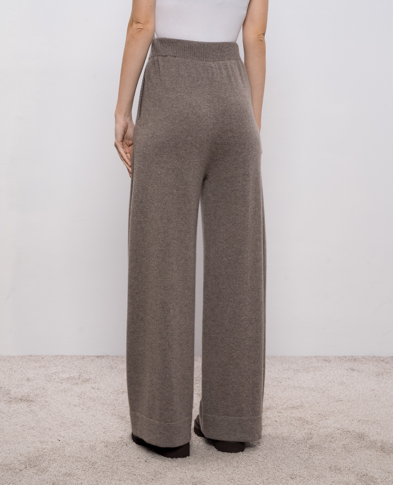 

Brown cashmere pants Demiur