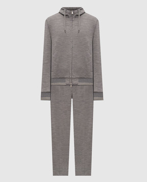 CAPOBIANCO Gray wool tracksuit 21M410BT00C21M708BT00