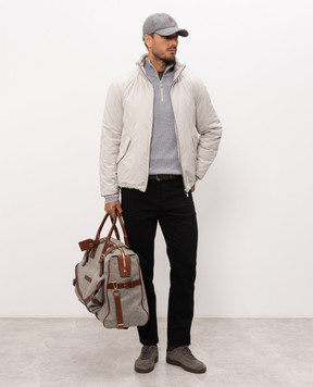 Brunello Cucinelli Dark gray melange T-shirt M0B138440