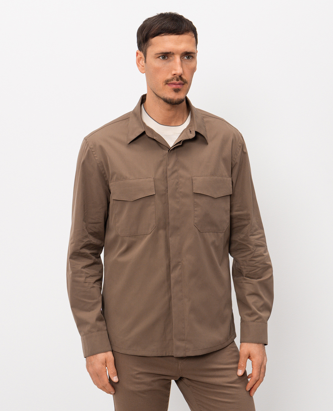 Brown shirt Canali 3