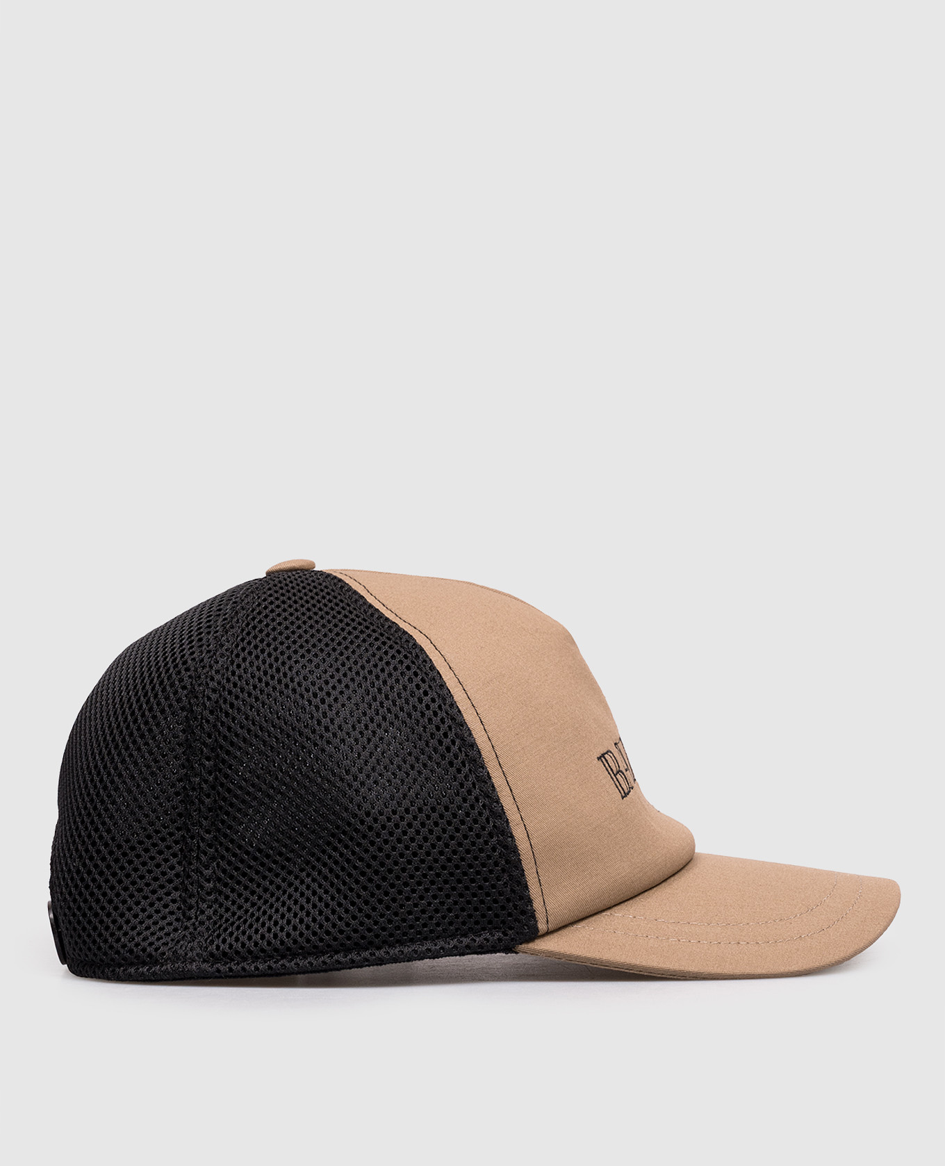 

Children's brown cap with logo embroidery Balmain
