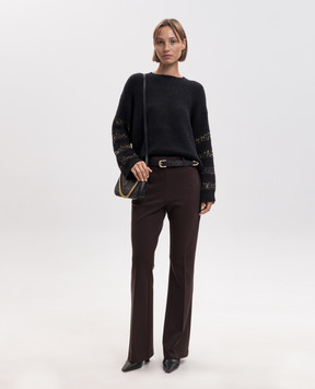 Twinset Black alpaca sweater 262TP3530