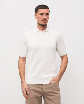 Brunello Cucinelli White polo M29400025