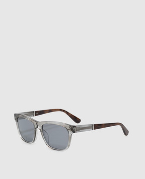 Brunello Cucinelli Grey sunglasses with logo engraving MOCMULTS52