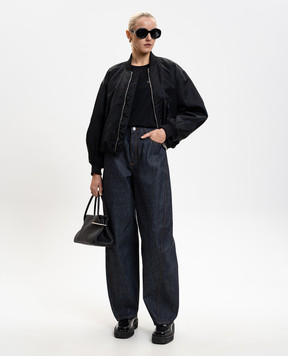 Givenchy Blue banana jeans with logo patch BW51AE516P
