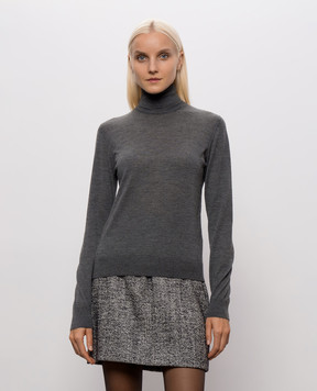 Dolce&Gabbana Gray cashmere turtleneck FXW94TJBW24