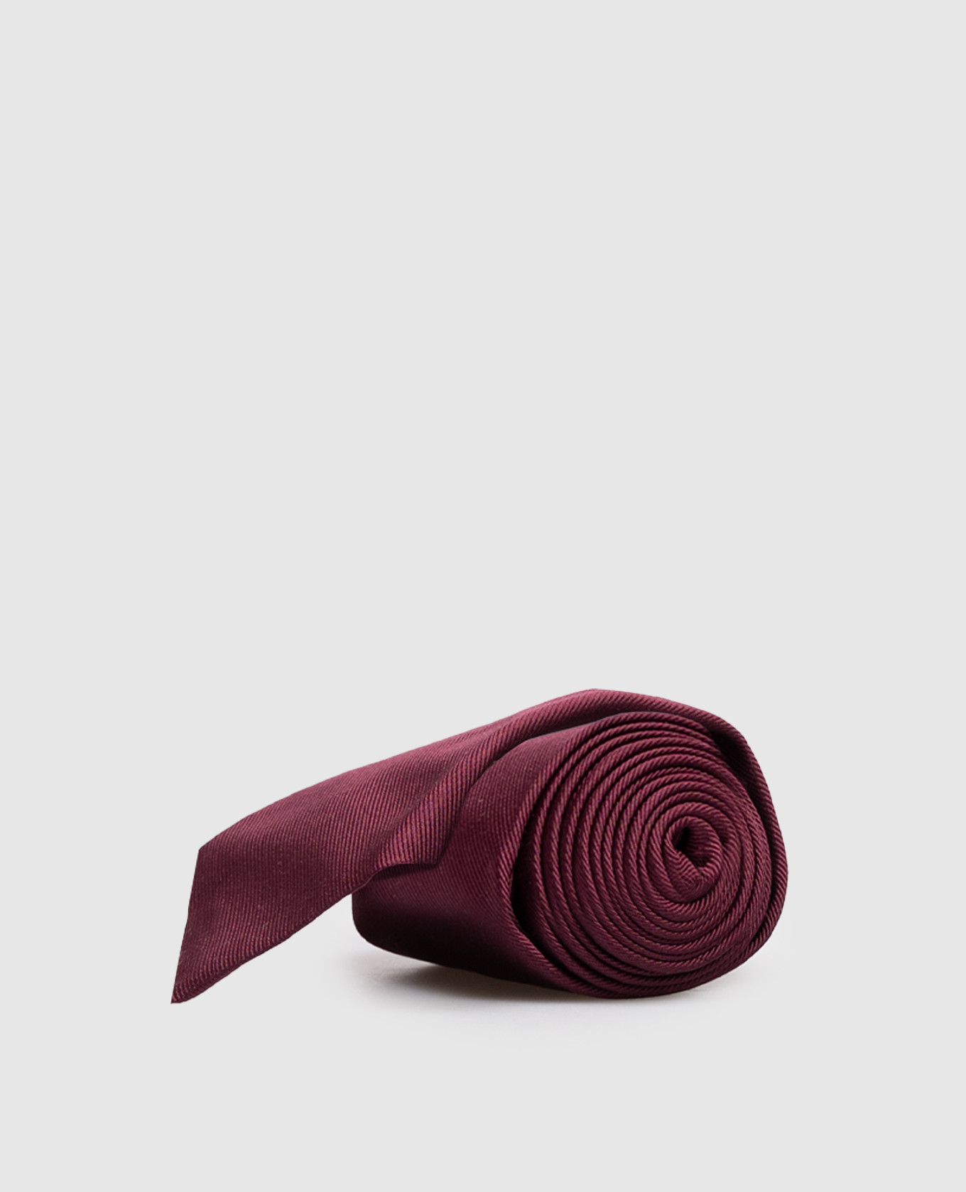 

Burgundy silk tie Brunello Cucinelli