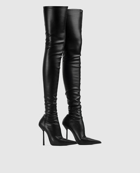 Le Silla Bella black over the knee boots 4235C100BMPPFAK