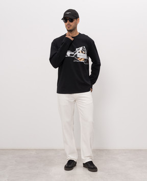 Givenchy Black long sleeve with print BM71MH3YUC