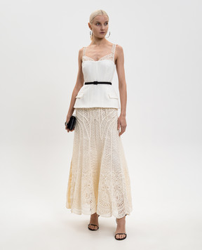 Simkhai White double-layered dress 1261215E