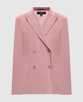 Max Mara Weekend Pink double-breasted ZINNIA wool jacket WKDZINNIA