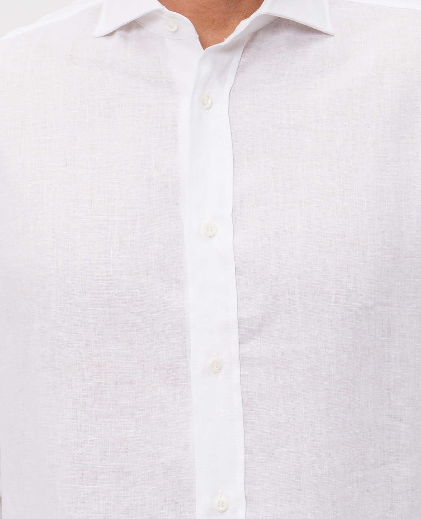 White linen shirt Brunello Cucinelli 5