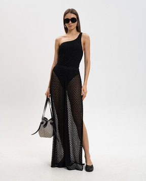 Missoni Black flared pants with lurex MC23SI00BR014R