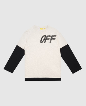 Off-White Children's gray longsleeve 44BAB005F26J001
