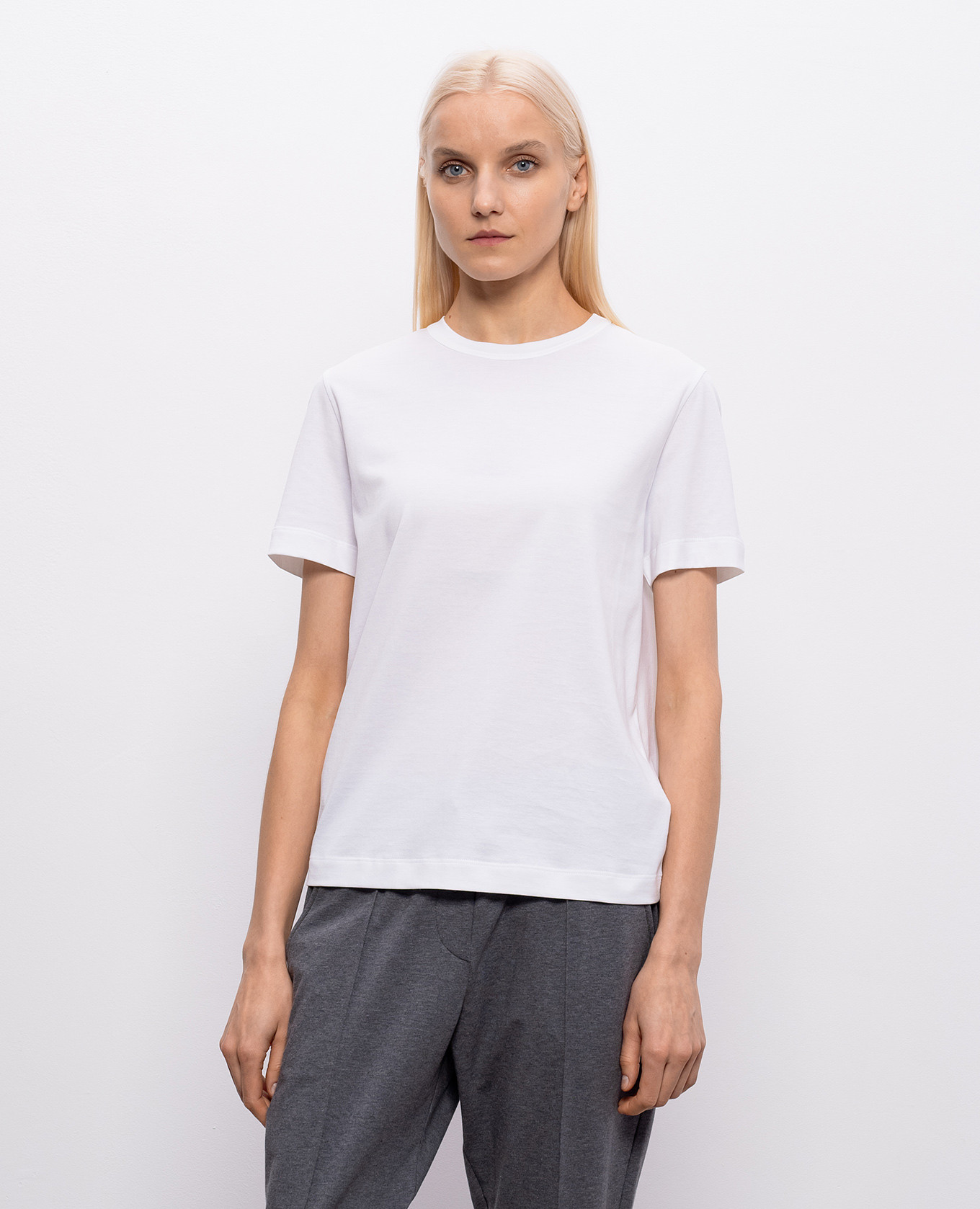 White T-shirt with chain Brunello Cucinelli 3