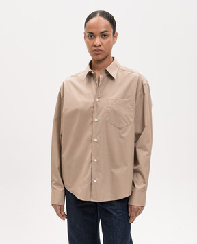 Ami Paris Beige shirt USH766CO0063