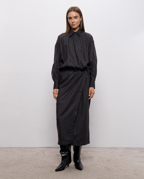 Brunello Cucinelli Gray wool dress MP550AB1A2